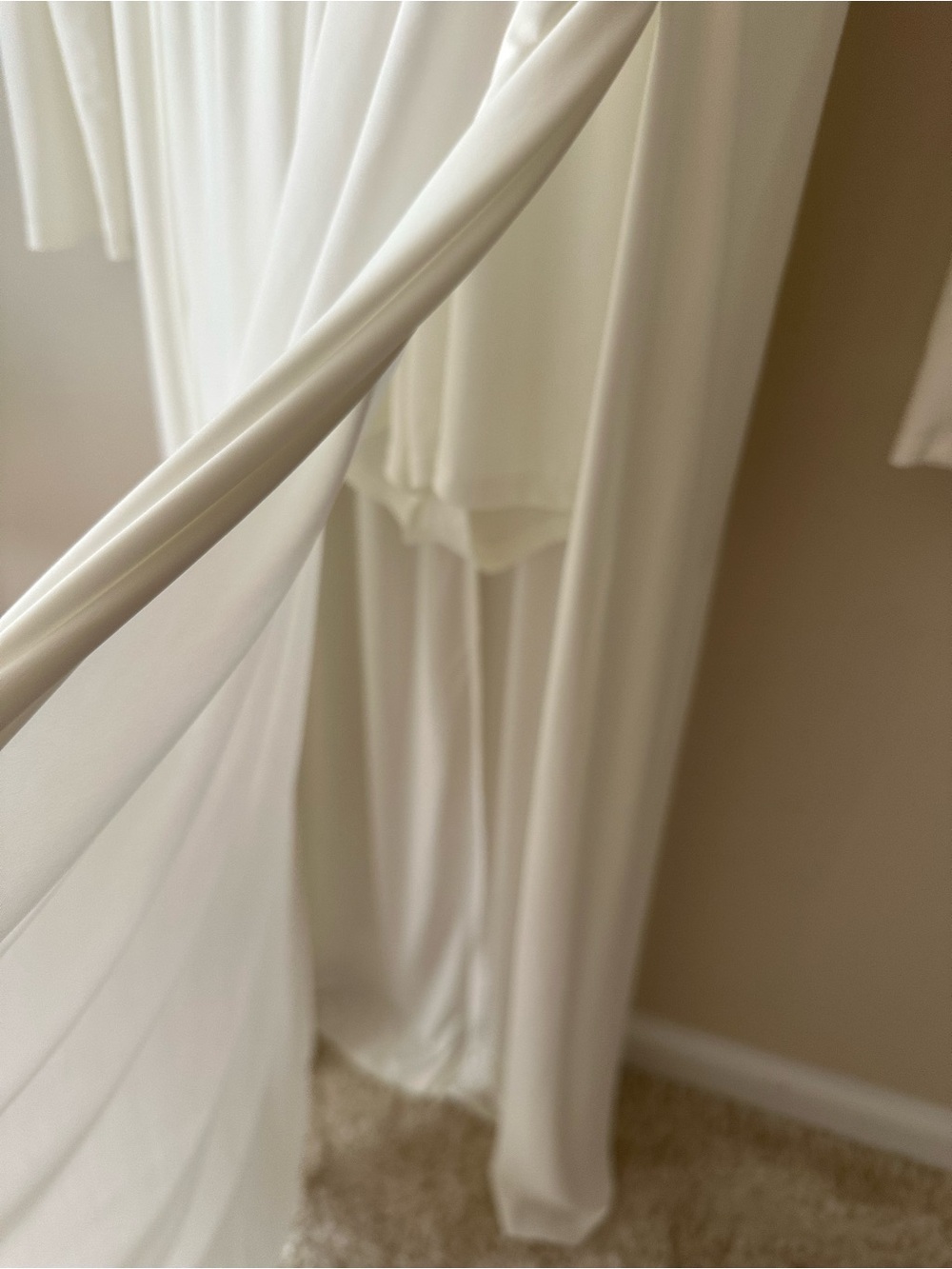 Fashion Nova Cream Maxi Dress Romper - Picture 5 of 8